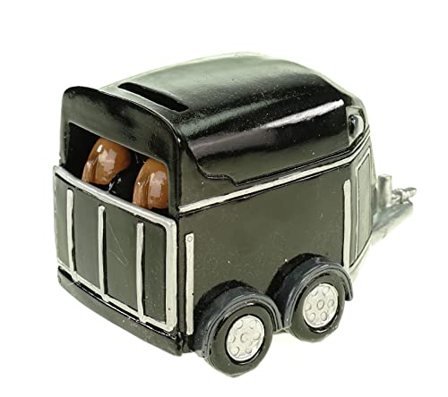 Udo Schmidt GmbH & Co. KG UDO Schmidt 89176 Tirelire en forme de cheval Noir 9 x 15 x 9 cm