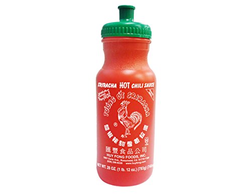 Ripple Junction Sriracha Hot Chili Sauce Novelty Water Bottle