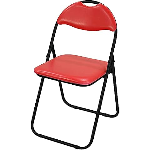 Hyfive Red Folding Desk Garden Chairs - Pack of 2 Cover