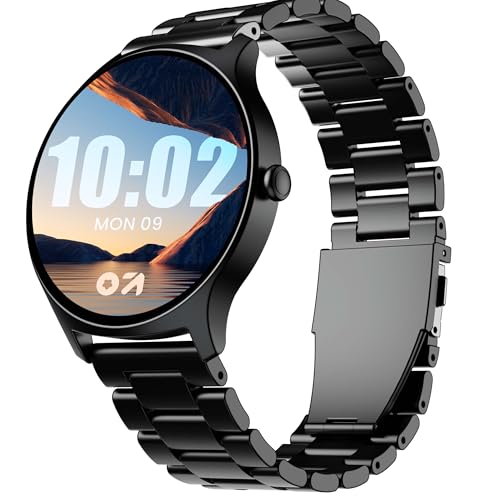 Image of GOBOULT Rover Pro Smartwatch 1.43'' AMOLED, BT Calling 5.3, 1000 Nits Brightness, IP68, 150+ Watchfaces, 120+ Sports Modes, AI Voice Assistant, SpO2 Monitoring (Coal Black)
