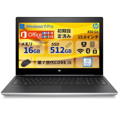 yςݕizH P m[gp\R^15.6^^7 Core i5^450 G5^ 16GB^SSD 512GB^Windows 11 Pro^MS Office 2019^USB 3.0^Type-C^WIFI^HDMI^eL[^We