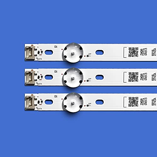 Kit 3 pièces bandes LED 43 V16 ART3 pour rétroéclairage stable