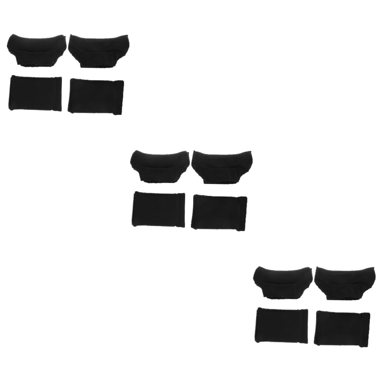 Healvian 3juegos Almohadillas Antideslizantes Para Muletas Cubiertas De Axila y Mango Accesorios Para Mayor Comodidad y Seguridad Al Usar Muletas