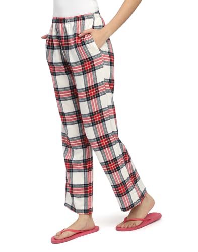 Image of B STORIES Women's Pyjama Pants - Relaxed Fit Nightwear Bottoms | Soft Pyjamas with Pockets | Breathable & Comfortable Sleepwear for Women (S-2XL)