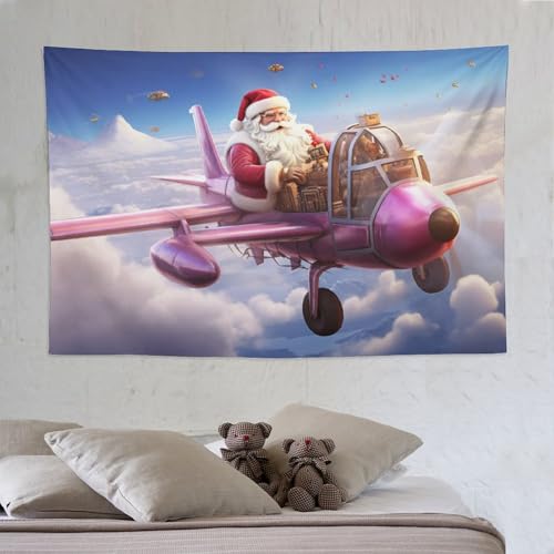Tenture murale avion salon décoration tissu suspendu chambre