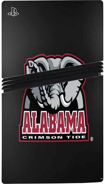 Skinit Decal Gaming Skin Compatible with PS5 Pro Bundle - Officially Licensed University of Alabama Primary Logo Design