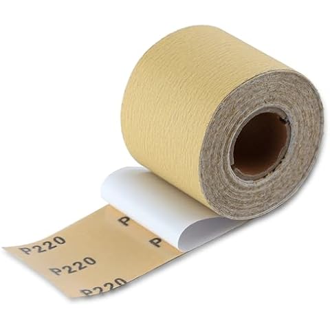 SPEEDWOX 220 Grit Self Adhesive Sandpaper Roll Cover
