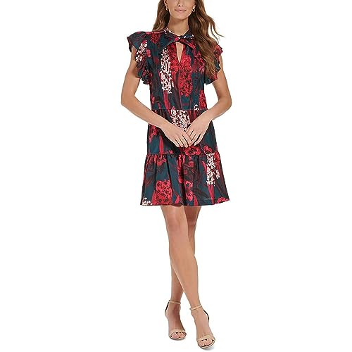 Robe Tommy Hilfiger Épicéa multicolore taille 42 robe fête femme
