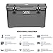 YETI Tundra 45 Cooler, Charcoal