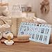 Unittype My First Year Baby Picture Frame Newborn Baby's First Twelve Months Photo Collage,12 Month Milestone Keepsake Frame for Photo Memories Baby 1st Birthday Mothers Day Gift(Blue)