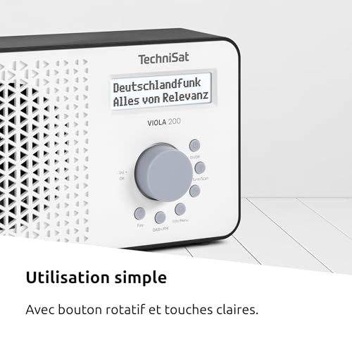Radio Dab+ FM portable TechniSat Viola 200 récepteur numérique blanc PLL - 6