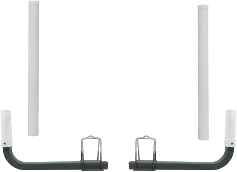 Galvanized Steel Boat Trailer Guide with PVC Pipes for Ski Boat Fishing Boat, Sailboat Trailer