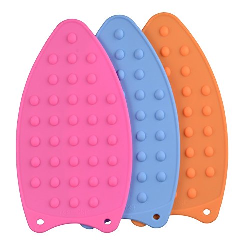SpiderJuice Silicone Iron Resting Heat Proof Insulation Flexible Mat Pad with Good Grip That Will Not Slide On Floor to Help Prevent Accidental Burning While Ironing Random Color-picture-30
