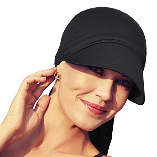 Christine Headwear Bella Kappe mit 37.5Technology mit 50+ UV-Schutzfaktor - Schwarz Cover