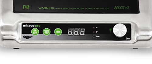 Vollrath (59500P) Mirage Pro Countertop Induction Range (1800-Watt, 15-Amps, NSF) - Thumbnail 4