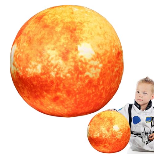 Genérico Peluche Luna, Globo Animal de Peluche Luna | Almohada de Peluche Educativa Analógica Planeta | Animal de Peluche Sol | Juguete de Peluche de aprendizaje del Sistema Solar para Niñas