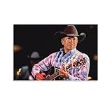 TAICHANG American Male Singer George Strait Poster (4) Poster Cool Artworks Painting Wall Art Canvas Prints Hanging Picture Home Decor Posters Gift Idea 08x12inch(20x30cm)