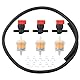 FanPaYY Motorrad Gas Kraftstofffilter Schlauch mit 3x Universal Benzinhahn 6mm, mit 3x Benzinfilter, mit 10 Schlauchschellen für PKW Auto Motorrad Rasenmäher für Briggs & Stratton 698183 494768