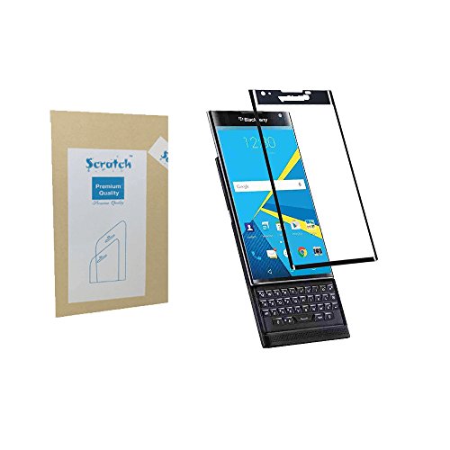 Scratch 3D Full Cover Tempered Glass Screen Protector for BlackBerry Priv Anti Scratch,Anti Fingerprint,Bubble Free - Black