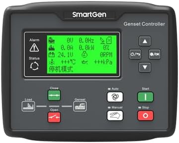 앞쪽 view of the HGM6110N-4G Automatic Controller