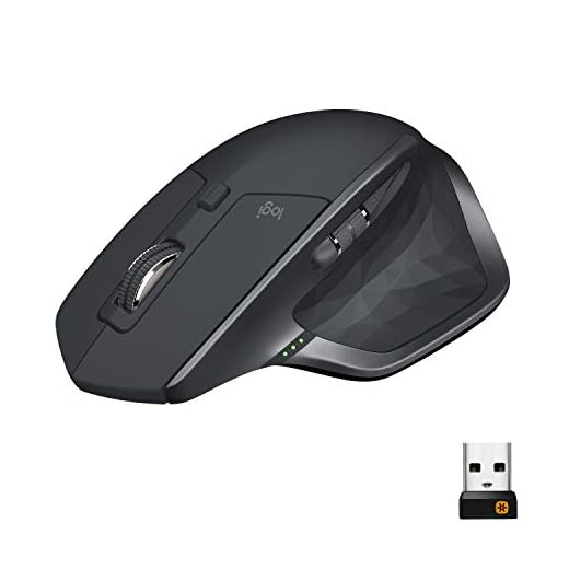Logitech MX Master 2S souris RF Sans fil + Bluetooth IR LED 4000 DPI Droitier - Souris (Droitier, IR LED, RF Sans fil + Bluetooth, 4000 DPI, Gris, Blanc)