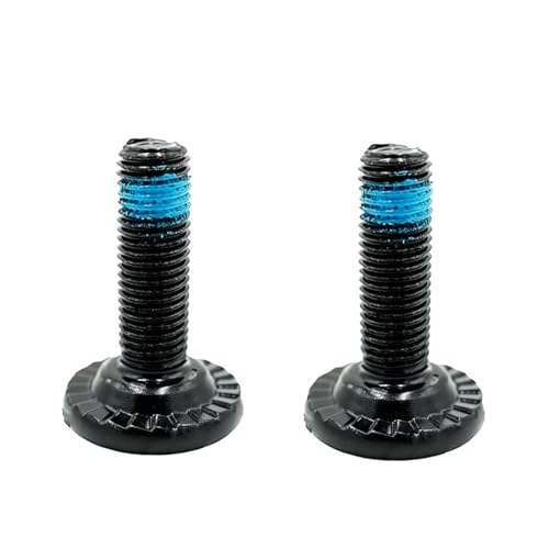 HOUXHYSE 2PCS Chromoly 8-Spline BMX Spindle Bolts - 19mm Bottom Bracket Axle Screws for BMX/Mid...