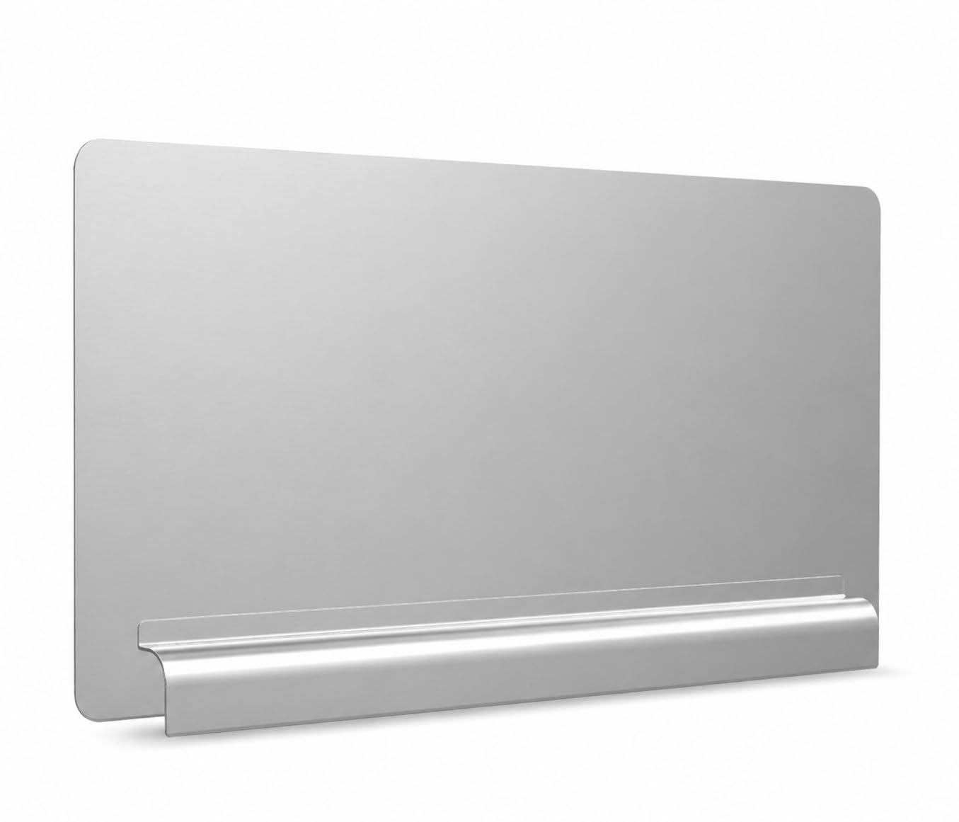 Removable Sink Side Splash by Glownary – Stainless Steel, Silver, Model 24x12sss