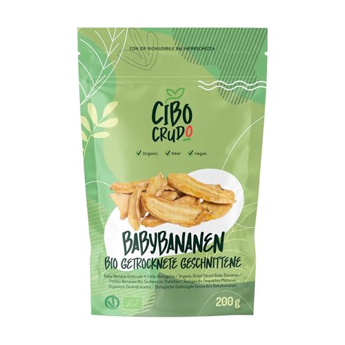 Bananenchips Bio - 200g. Getrocknete Bananen Chips Trocken Ohne Zucker und Ungesalzen. Frucht Bananenchips Ohne Zucker. Organic Banana Chips.