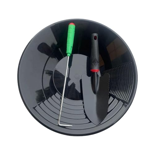 EHJRE Juego de Bateas de Oro, Herramienta de Prospección, Apilable, Aguas Agitadas,