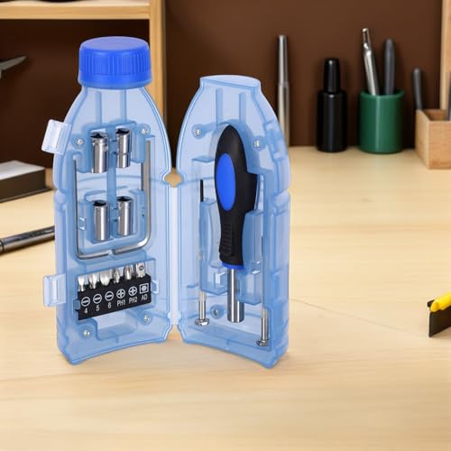 Kit d'outils à main polyvalent en forme de bouteille pour réparation domestique - 8