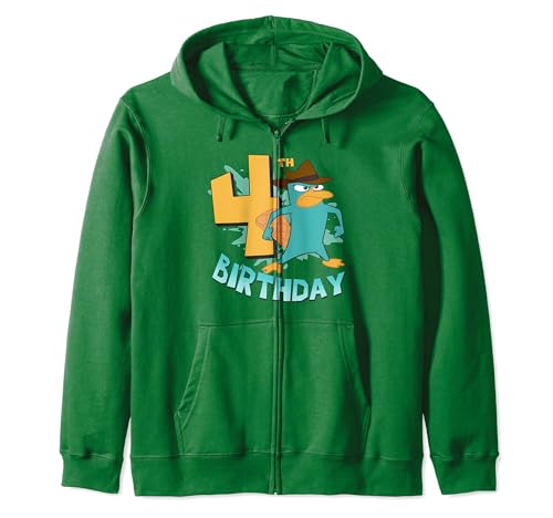 Sweat zippé Perry Phineas and Ferb pour éviter le froid le jour des 4 ans