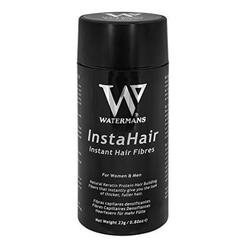 Instahair Best Hair Building Fibres Dark Brown 23g - Hair Fibers For Men and Women, Hair Loss Concealer