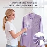 Vacuum Steamer for Clothes, 3500Pa Handheld Steamer for Fabric Grip - Image 3