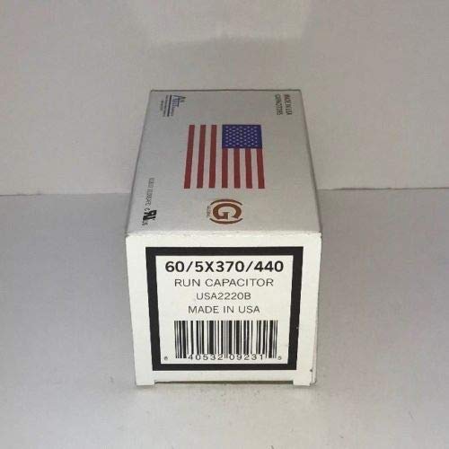 AMRAD USA Amrad Run Capacitor 60 + 5 uf MFD 370/440 Volt USA2220B