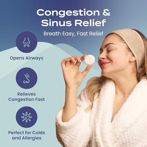 Body Restore Shower Steamers Aromatherapy 6 Pack - Christmas Stocking Stuffers for Men, Birthday Gifts for Women, White Elephant, Relaxation, Self Care - Clarity image 3