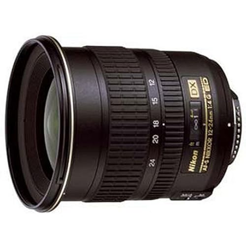 Nikon AF-S DX NIKKOR 12-24mm f/4G IF-ED Zoom Lens with Auto Focus for Nikon DSLR Cameras (Renewed)