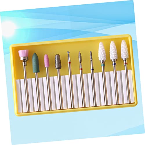 Set de brocas para taladro de uñas acrílicas miniatura 6
