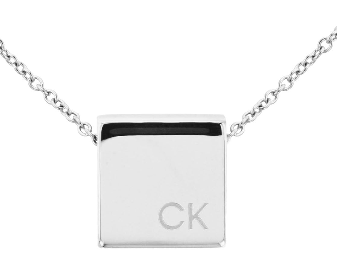 Calvin Klein Geometric Womens Stainless Steel Necklace