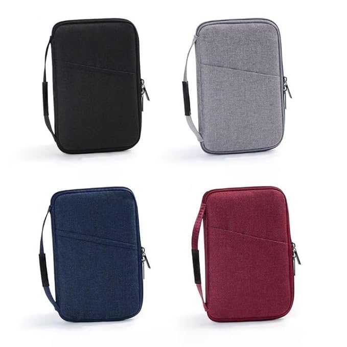 Passport Holder & Family Wallet, Travel Document Organizer with Credit Card Slots for Men & Women (1-Pcs Multi Color)-image-29