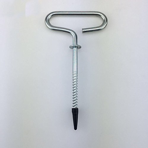 Haidong 4Pcs Outdoor Camping Tent Threaded Peg Ice Fishing Shelter Stake Nail Tent Fixer Accessory