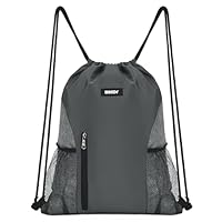 O²fine Kordelzug Rucksack - Sporttasche 32x47cm Mit Wasserflaschentaschen