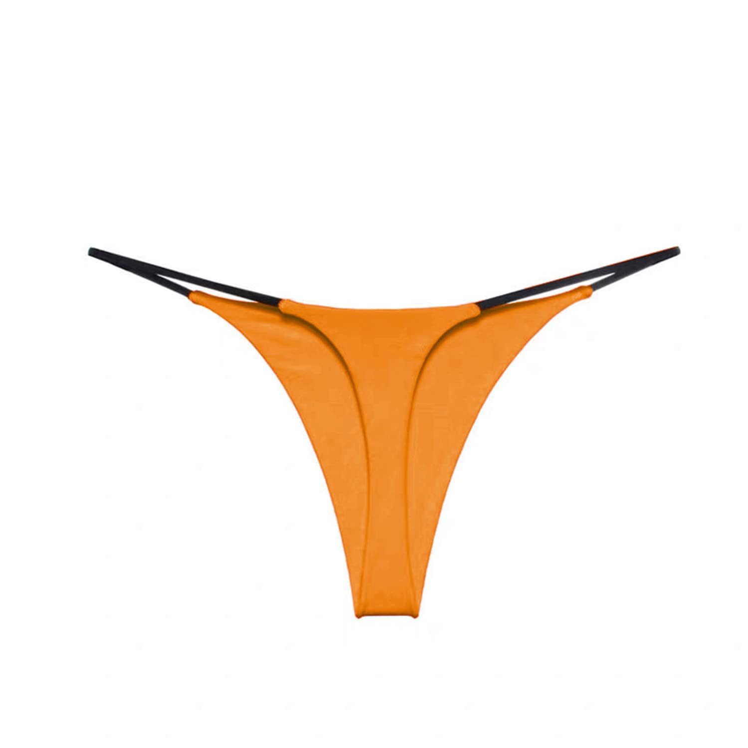 Aogda Thong for Women Cotton Underwear Low Rise Panties Woman G-String Thongs: Small C-5 Pack