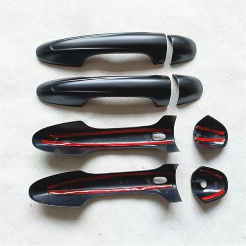Cubierta de manija para coche y embellecedor de puerta compatible con Scirocco 3 MK3 2008 a 2017 3
