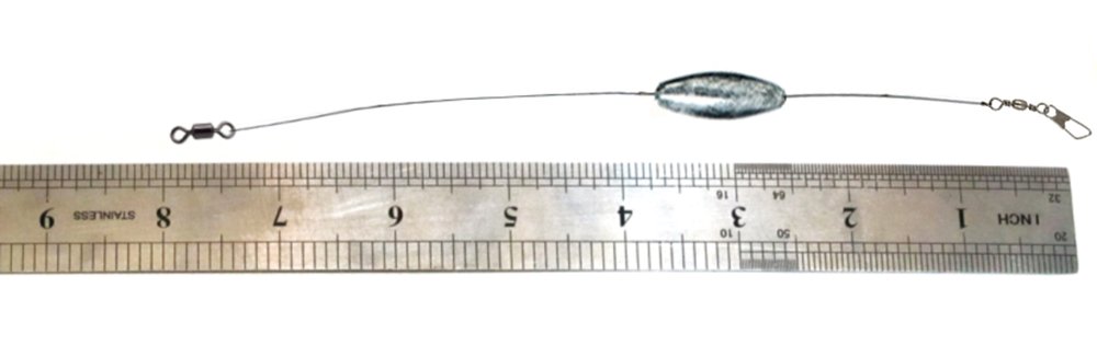 3pcs Steel Fishing Rig 8