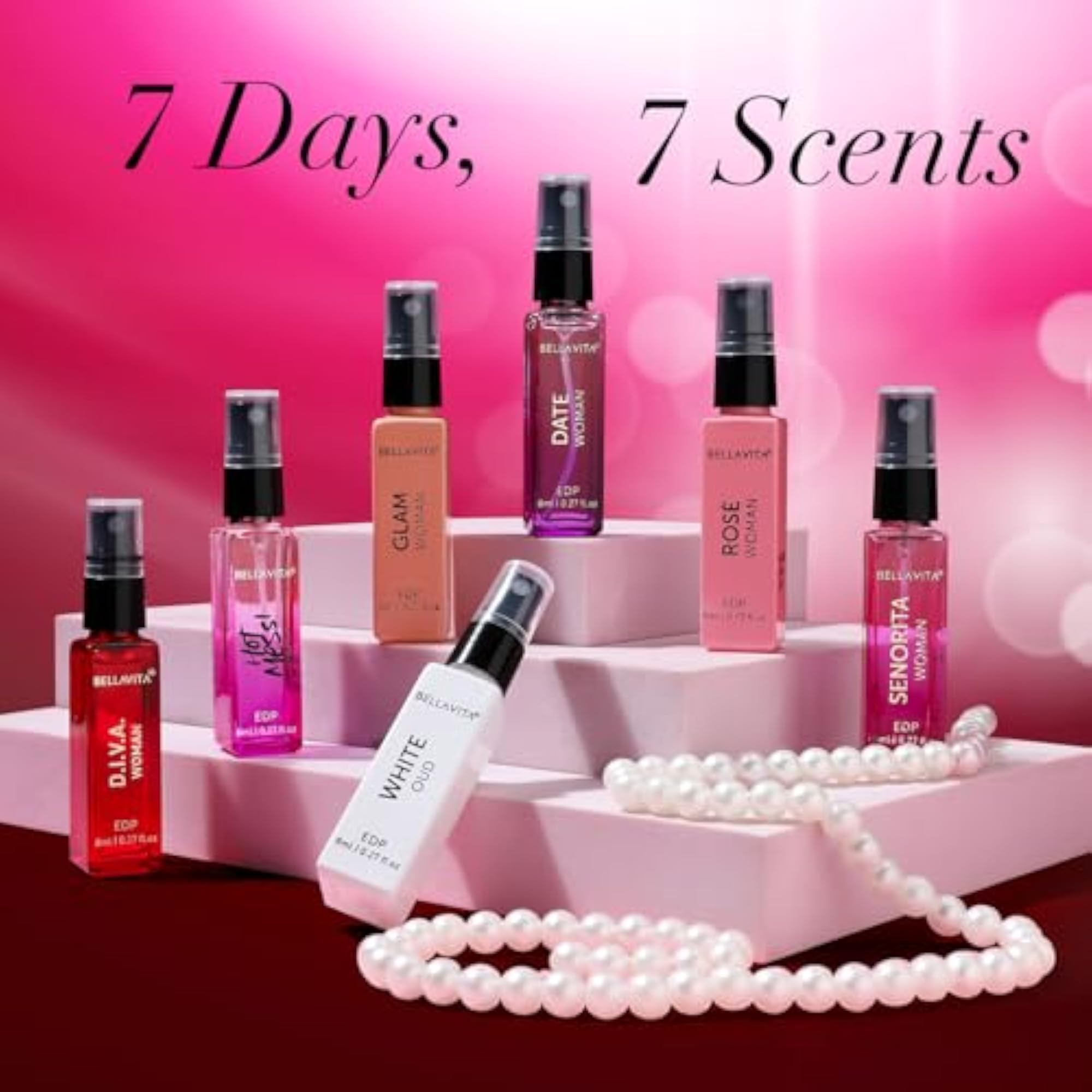Discovery 7 x 8ml Trial Perfume Gift Set for Women