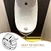 DOITOOL Urinal Funnel Cover 2.71X2.36In Stainless Steel Urinal Filter Stopper Splash Prevention Strainer Plug Easy Install Bathroom Drain Stopper for Commercial and Home Use