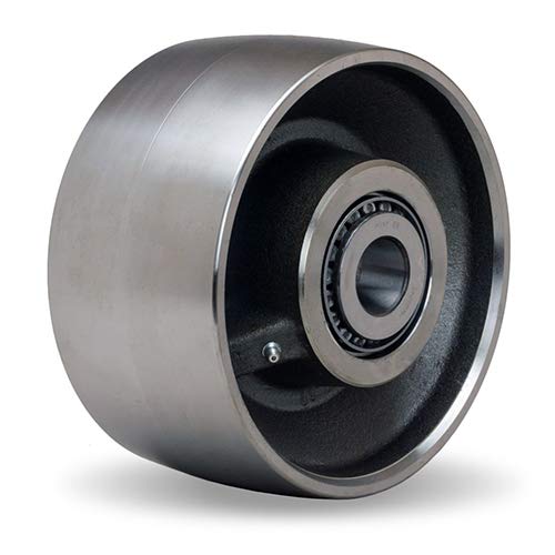 Heavy Duty High Temperature Rigid Caster with 8" x 4" Wheel (R-MDK-84HFSB)