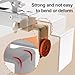 Fivalo Drawer Front Installation Clamps, One-Click Lock, Durable 2-In-1 Cabinet Drawer Mounting Jig, Universal Adjustable Press Type Stainless Steel Cabinet Tools Clamp (2*clamps)