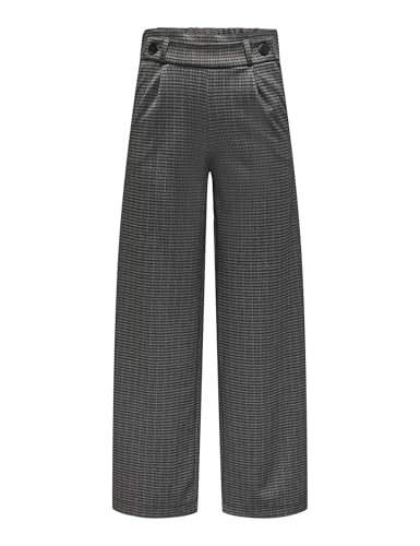 Pantalon à Carreaux JDY Jdygeggo Mia Confortable Anti-Pli Gris Femme