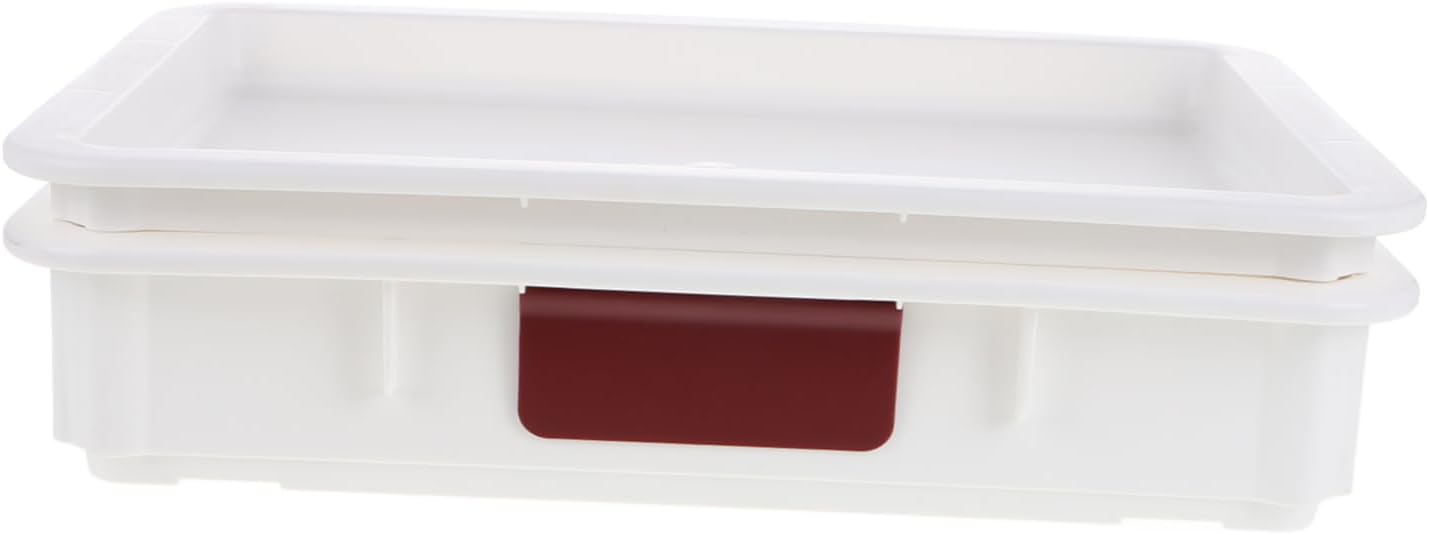 Ciieeo Pizza Proofing Box with Lid Stackable Storage Container for Pizza Versatile Kitchen Organizer Compact Design for Easy Storage